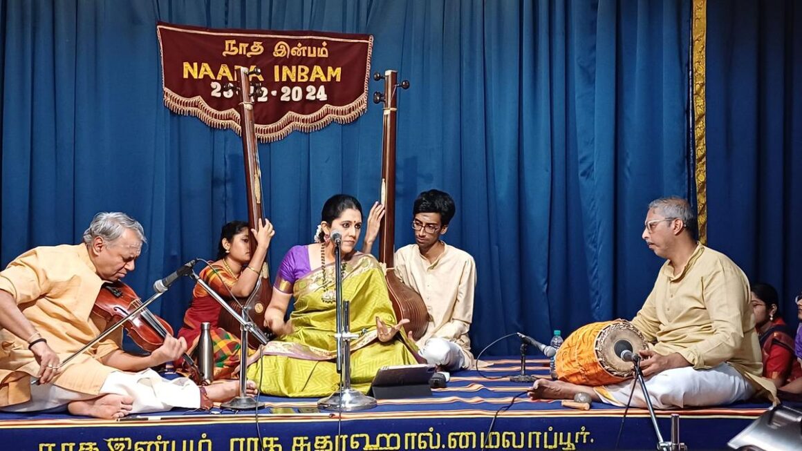 Carnatic vocalist Amritha Murali added a distinct style to her renditions