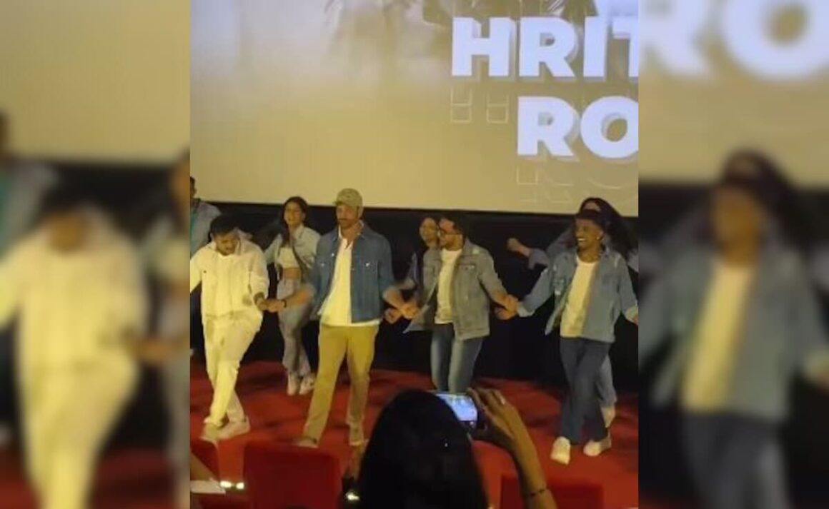 Hrithik Roshan Dances To Film’s Title Song With Fans In Theatre