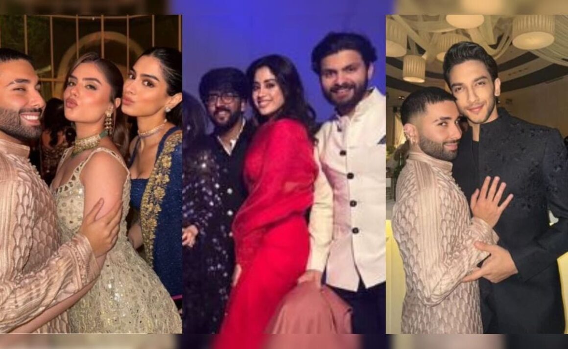 Janhvi Kapoor-Shikhar Pahariya, Khushi Kapoor And Her Rumoured Boyfriend Vedang Raina At A Wedding. Call It A Double Date