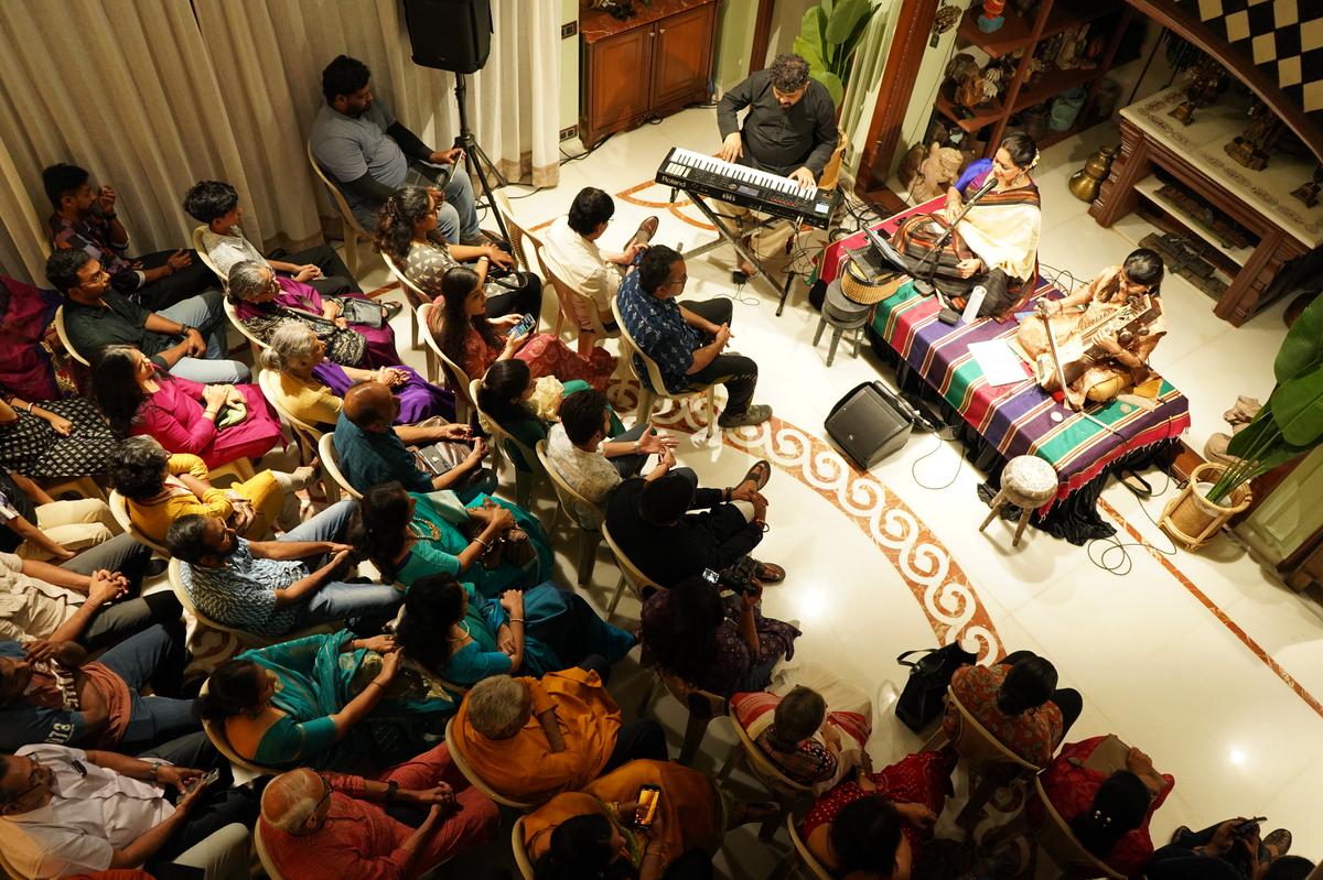 Vandana Srinivasan’s musical performance at Rare Lily