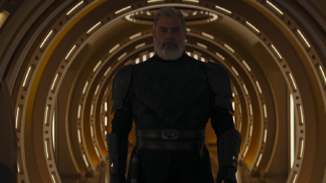 Baylan Skoll (Ray Stevenson) in Lucasfilm's 'Star Wars: Ahsoka,' exclusively on Disney+. ©2023 Lucasfilm Ltd. & TM. All Rights Reserved.