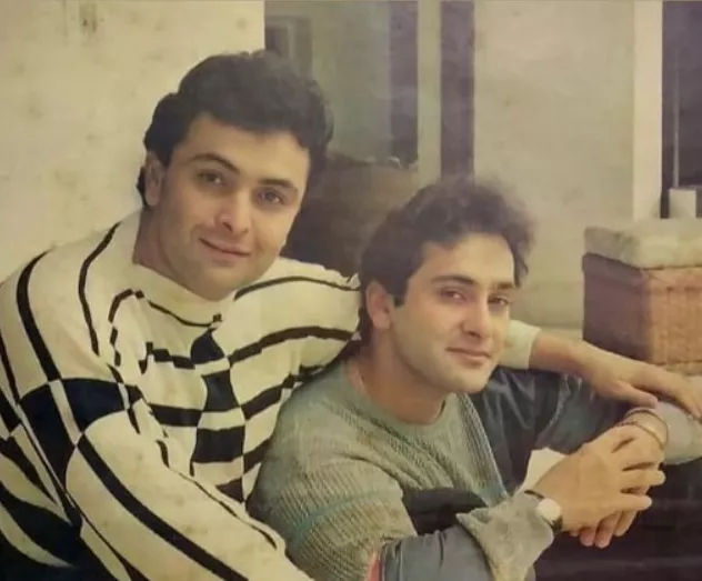 Rishi and Rajiv Kapoor