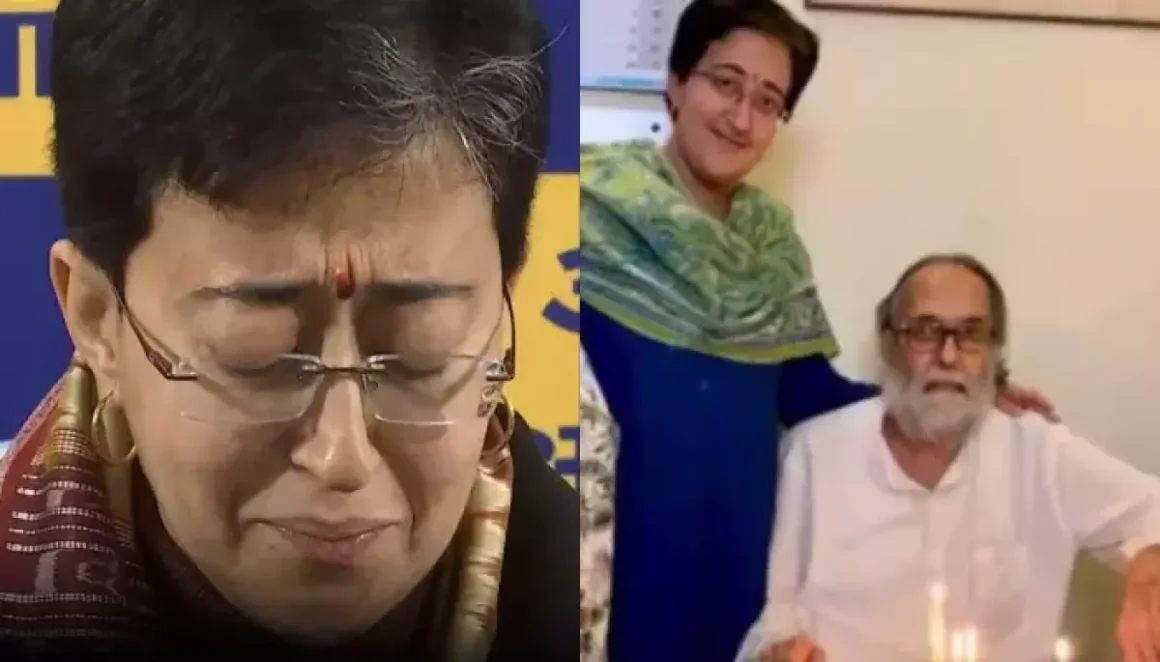 Delhi Chief Minister, Atishi Marlena Cries After BJP’s Ramesh Bidhuri Allegedly Targeted Her Father