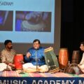 How is the mridangam tuned?