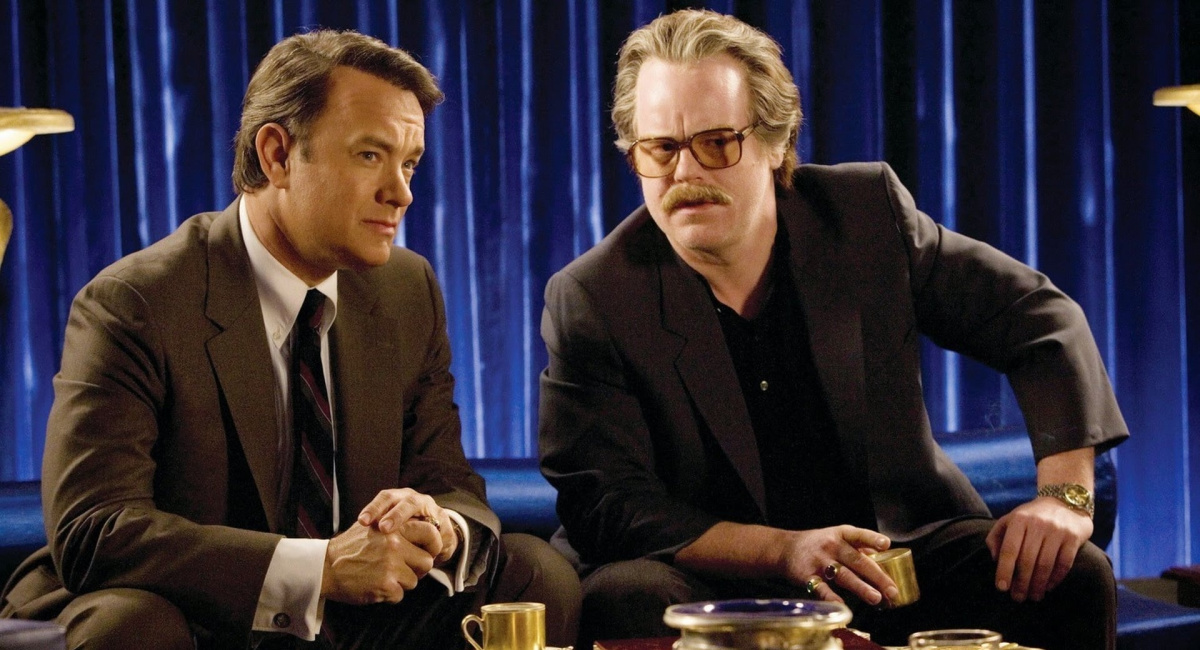 Tom Hanks and Phillip Seymour Hoffman in 'Charlie Wilson's War.'