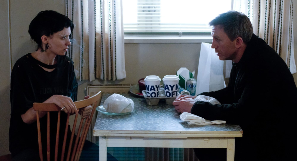 Rooney Mara and Daniel Craig in 'The Girl with the Dragon Tattoo.'