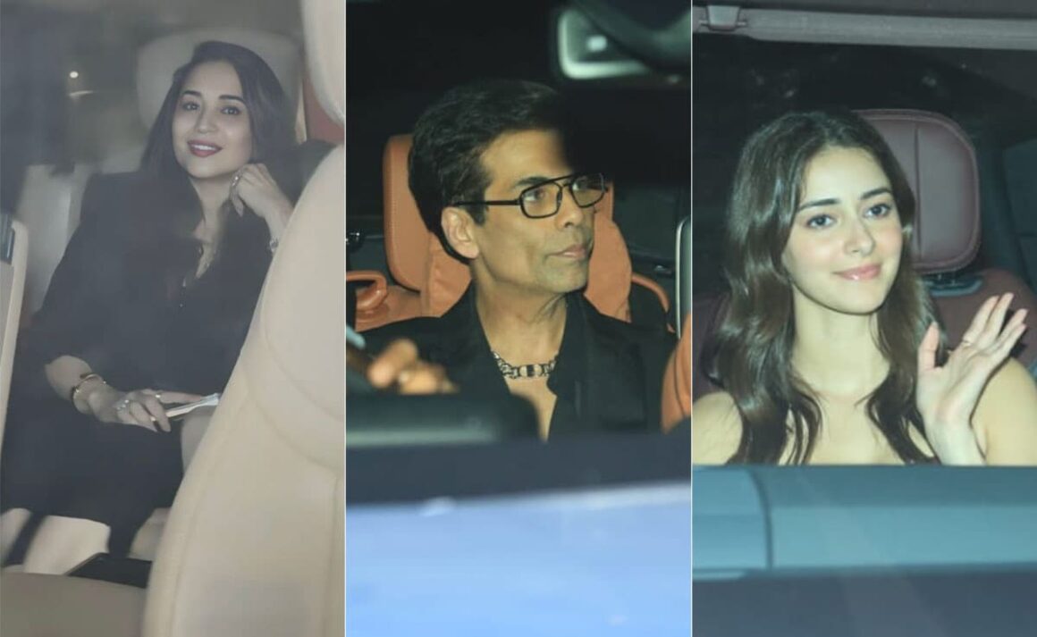 Karan Johar, Madhuri Dixit, Ananya Panday And Others