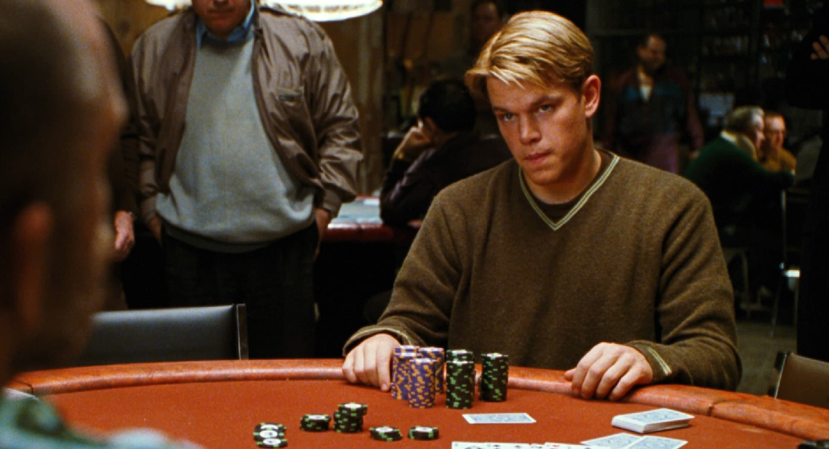 Matt Damon in 'Rounders'.