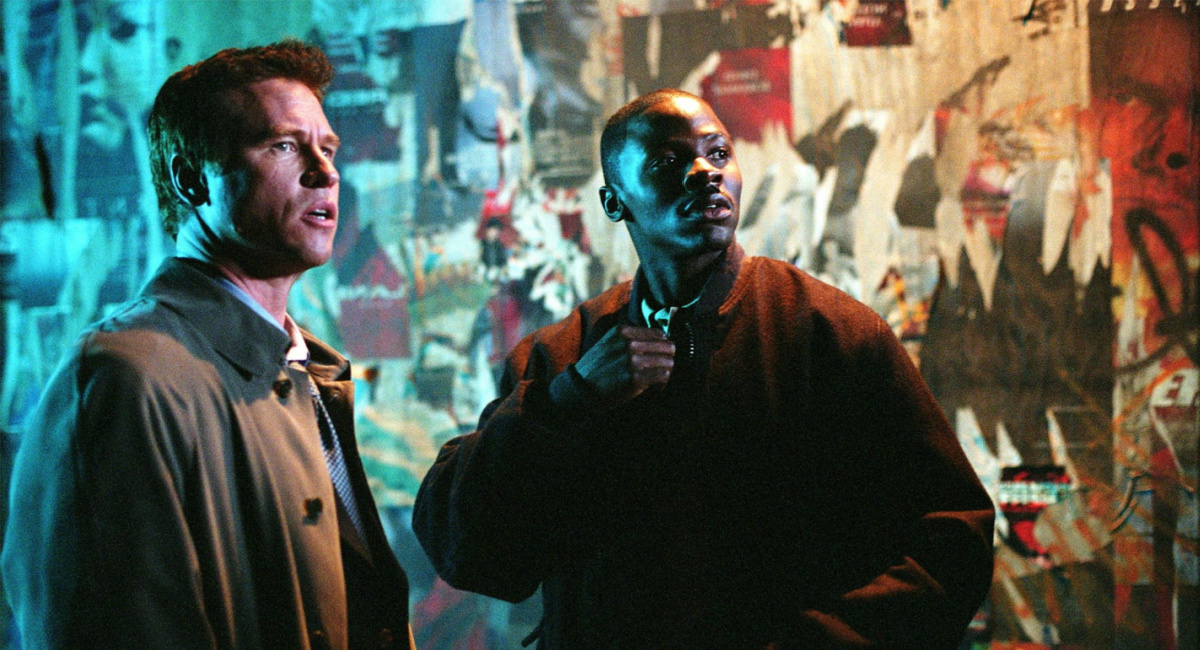 Val Kilmer and Derek Luke in 'Spartan'.