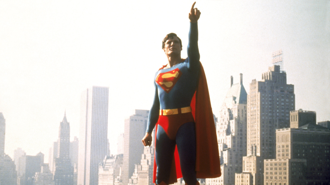 Christopher Reeve as Superman in the documentary feature 'Super/Man: The Christopher Reeve Story, a Warner Bros. Pictures release. Photo Credit: Courtesy of Warner Bros. Pictures. Copyright: © 2024 Warner Bros. Entertainment Inc. All Rights Reserved.