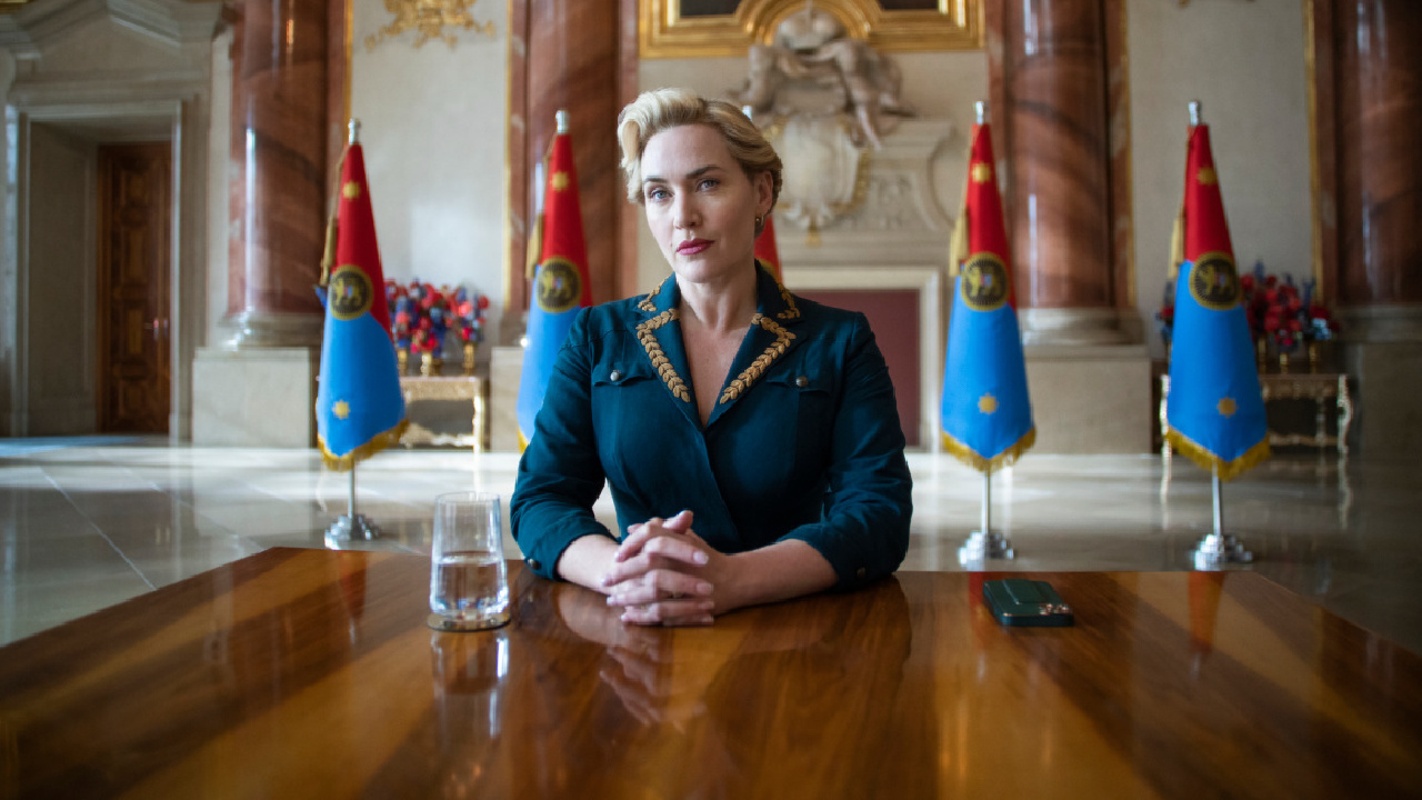 Kate Winslet in 'The Regime.' Photograph by Miya Mizuno/HBO.