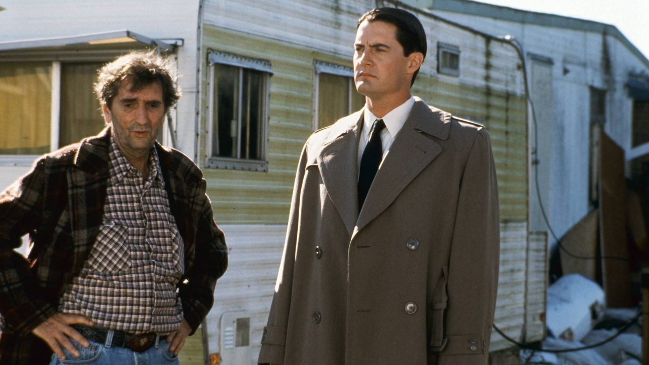 (L to R) Harry Dean Stanton and Kyle MacLachlan in 1992's 'Twin Peaks: Fire Walk with Me'. Photo: New Line Cinema.