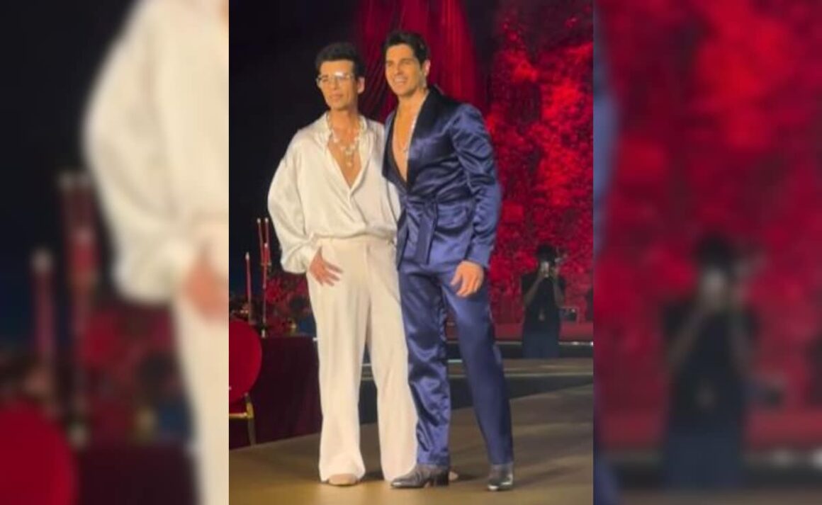 Sidharth Malhotra Takes Off Karan Johar’s Blazer Onstage. Watch Their Bromance