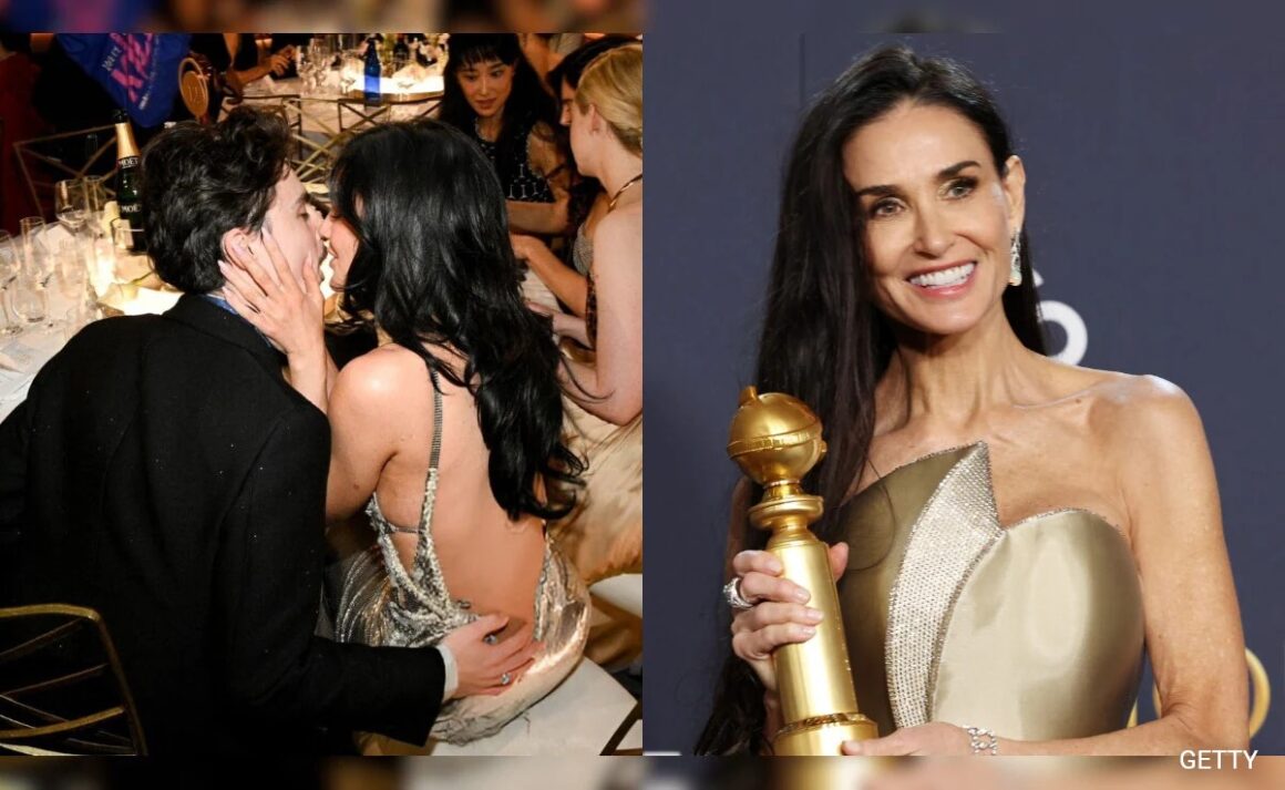 Golden Globes 2025 Highlights, From Timothee-Kylie’s PDA To Demi Moore’s Acceptance Speech